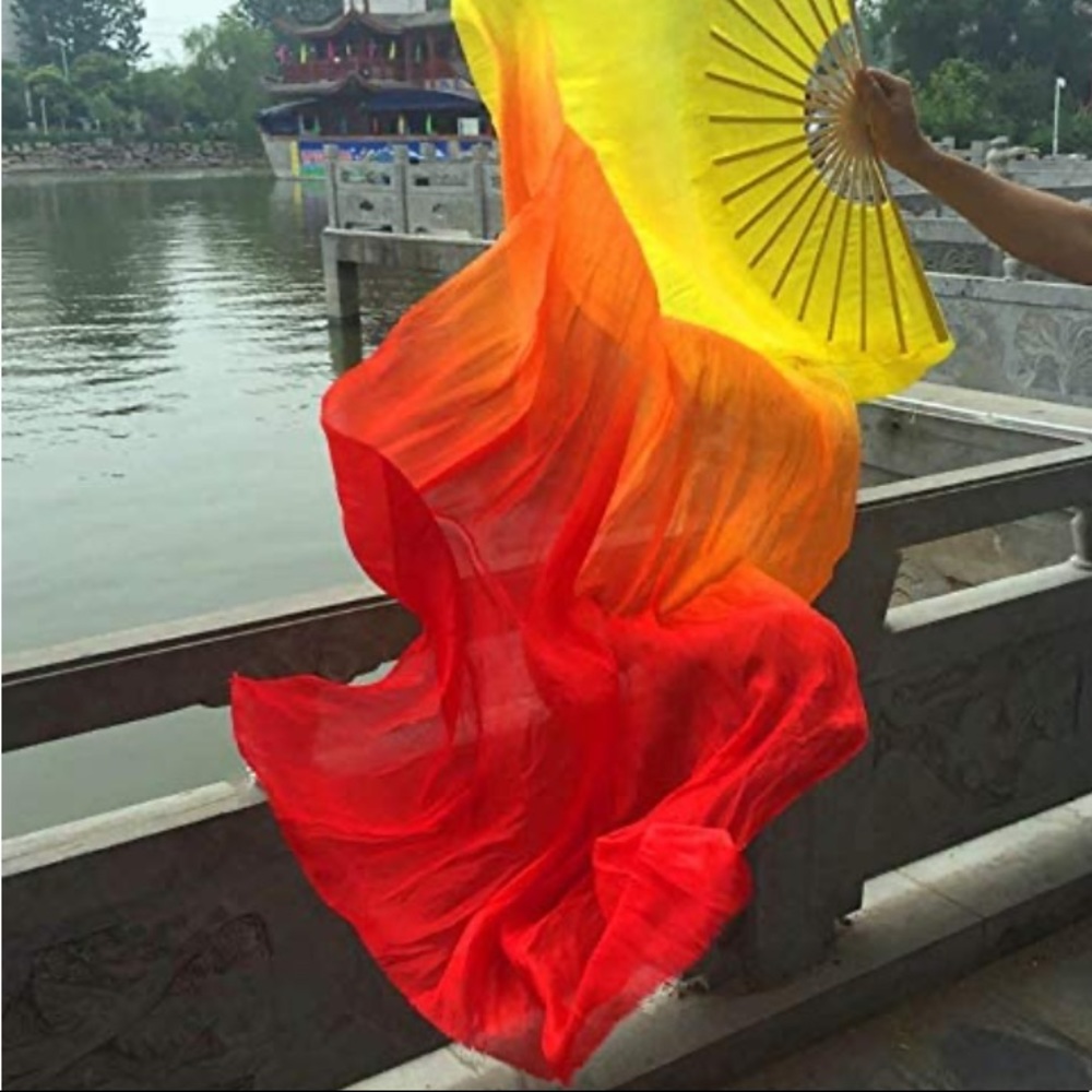 Sunset Dance Fan